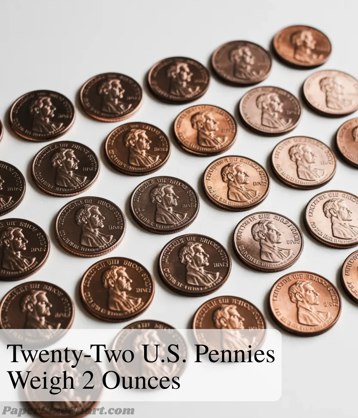 twenty-two-us-pennies-weigh-2-ounces
