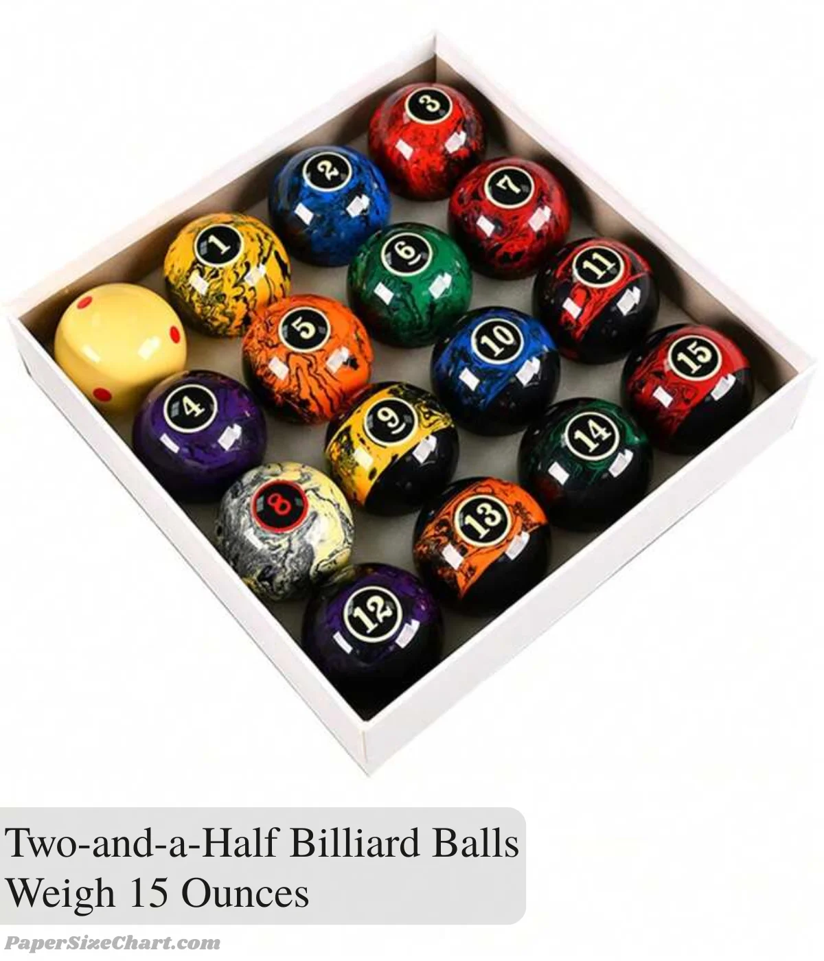 two-and-a-half-billiard-balls-weigh-15-ounces