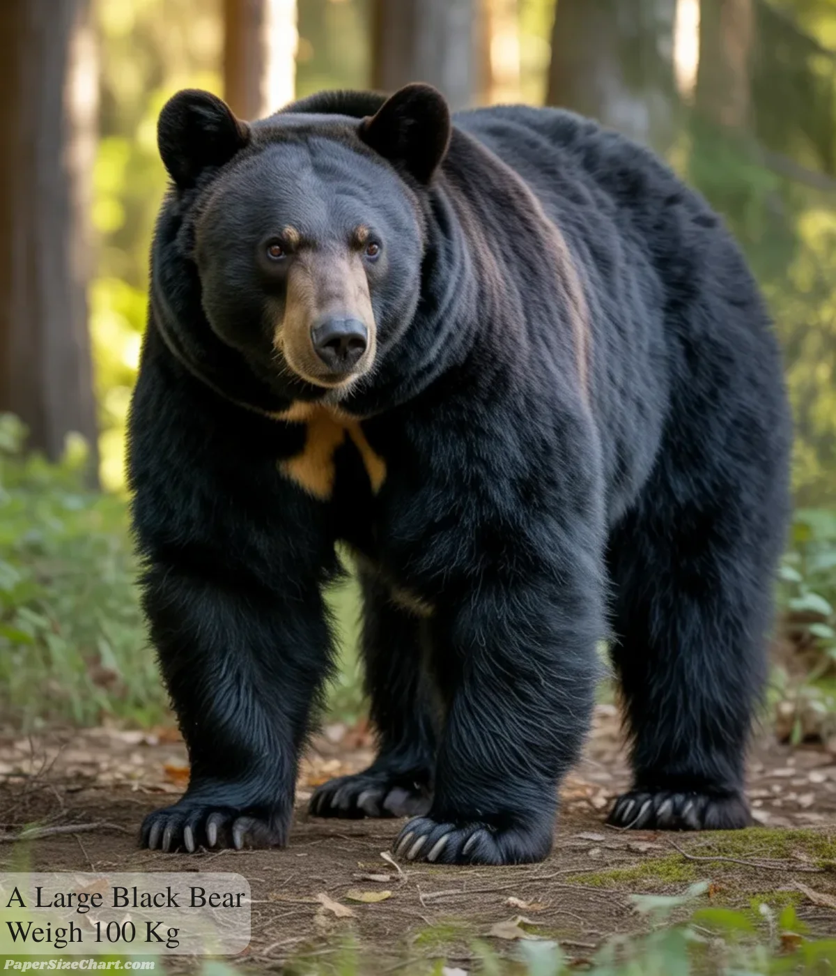 a-large-black-bear-weigh-100-kg