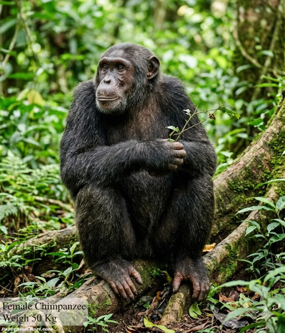 female-chimpanzee-weight-50-kg