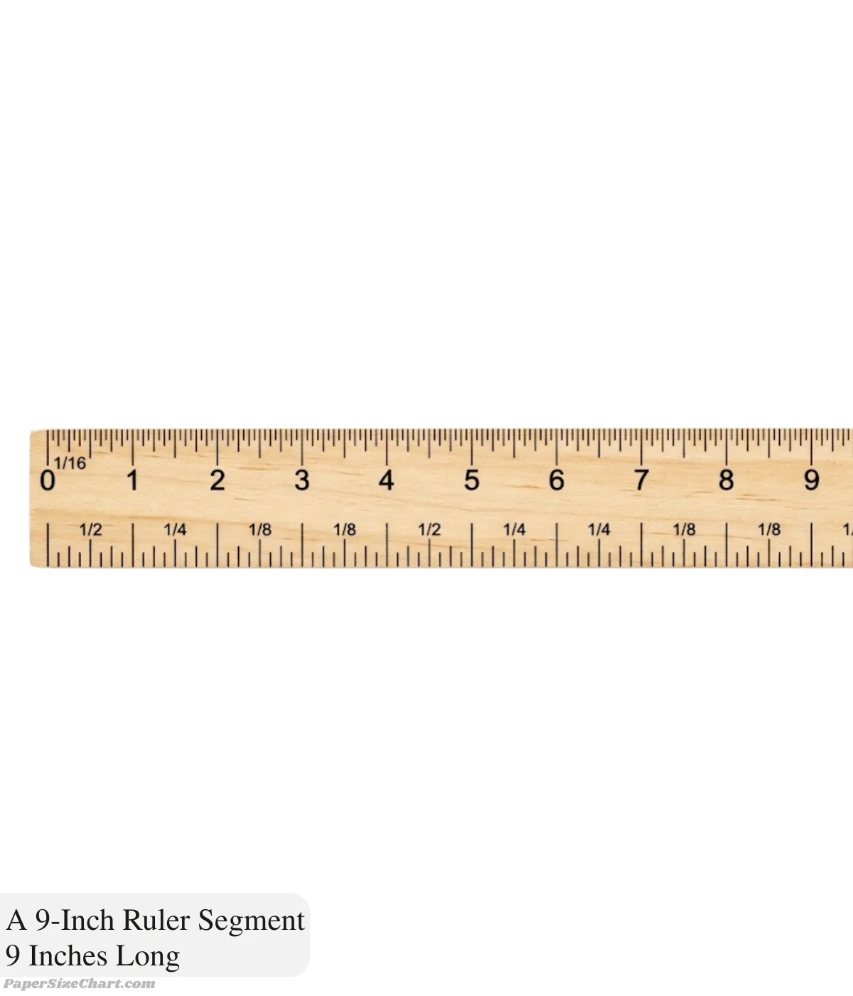 a-9-inch-ruler-segment-9-inches-long