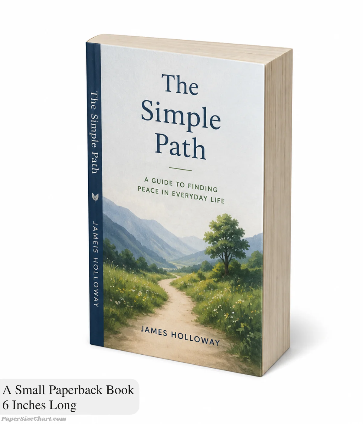 a-small-paperback-book-6-inches-long