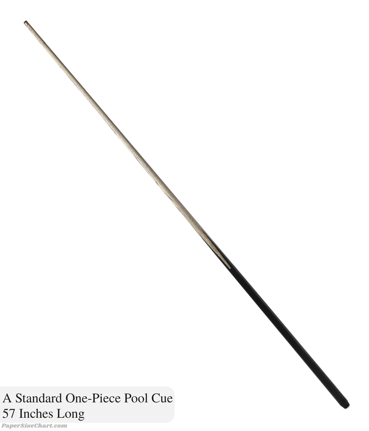 a-standard-one-piece-pool-cue-57-inches-long