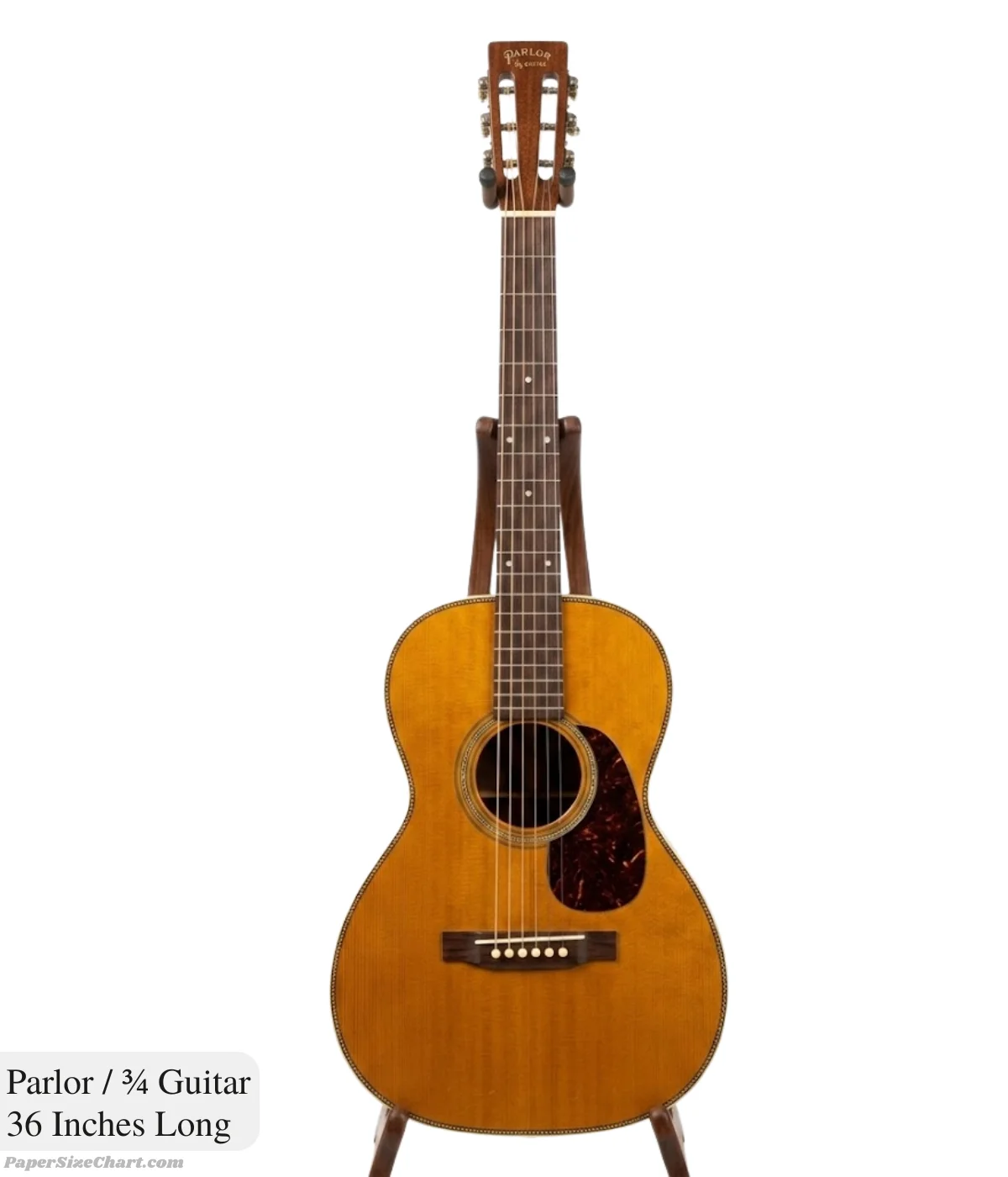parlor-¾-guitar-36-inches-long