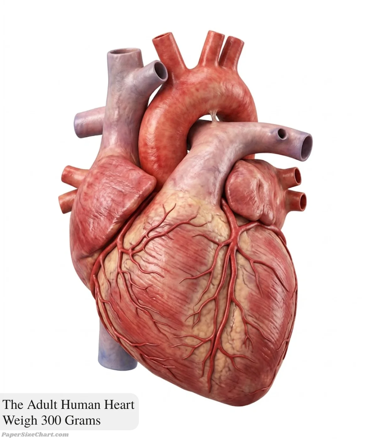 the-adult-human-heart-weigh-300-grams