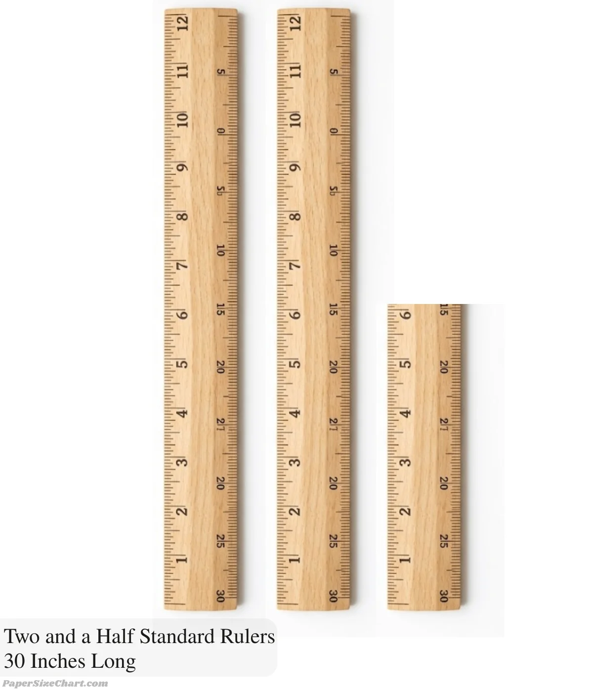 two-and-a-half-standard-rulers-30-inches-long